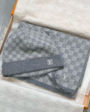 Louis Vuitton - Coffret Bonnet & Écharpe Gris