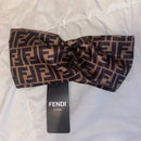 Fendi - Bandeau monogramme FF Marron