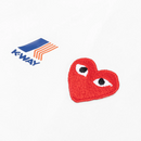 Kway X CDG : Kway Blanc