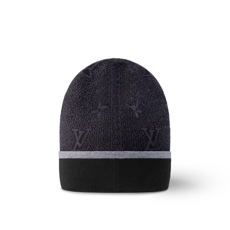 Louis Vuitton - Bonnet LV Monogramme Noir