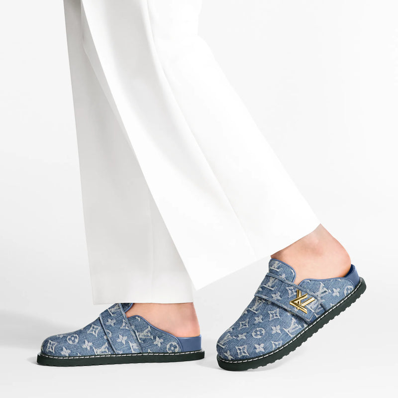 Louis Vuitton - Mule confort LV Cosy Bleu