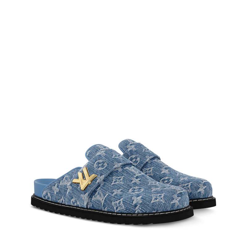 Louis Vuitton - Mule confort LV Cosy Bleu