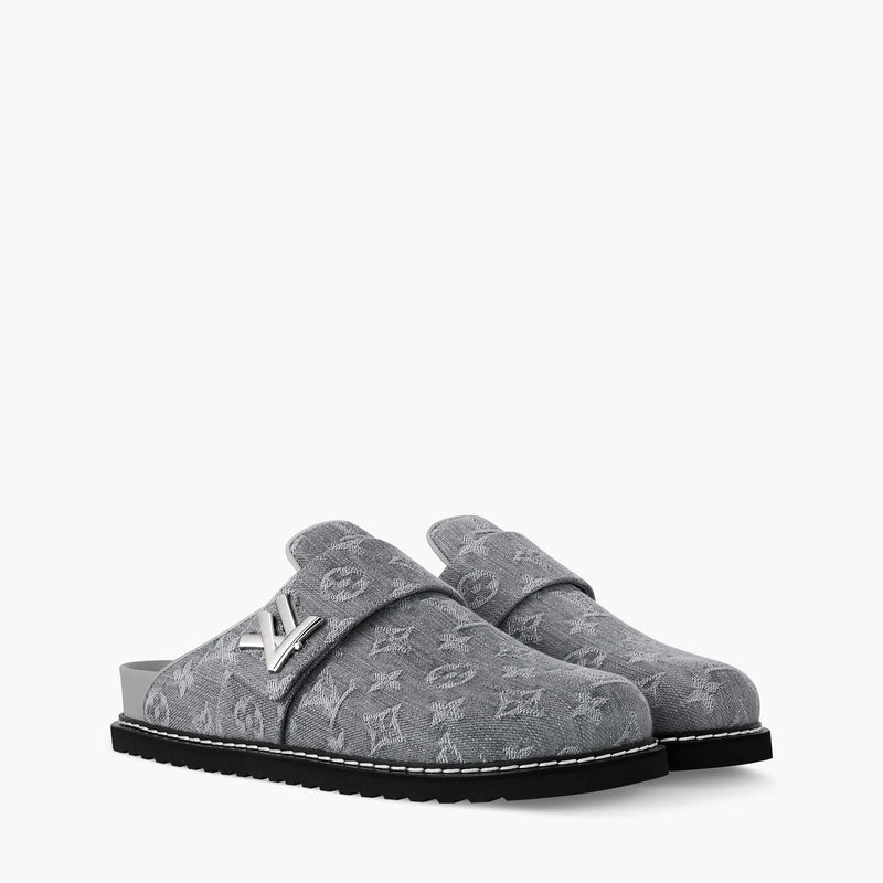 Louis Vuitton - Mule confort LV Cosy Gris