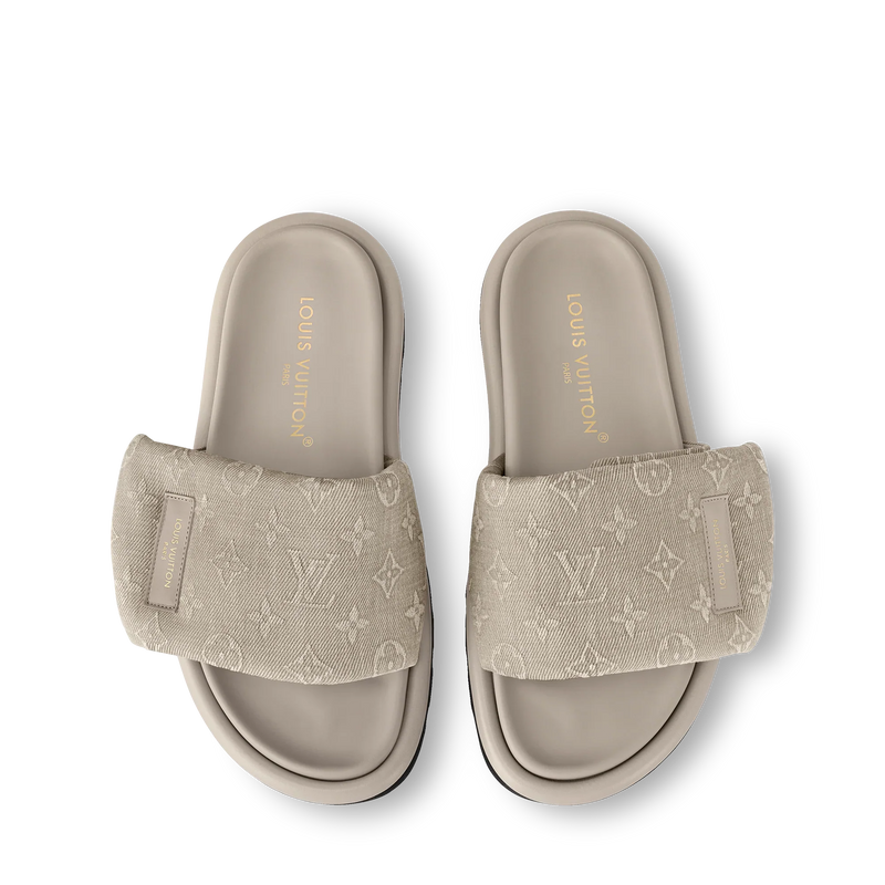 Louis Vuitton - Mule plate confort Pool Pillow Beige