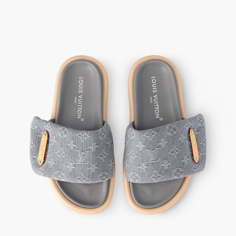 Louis Vuitton - Mule plate confort Pool Pillow Gris
