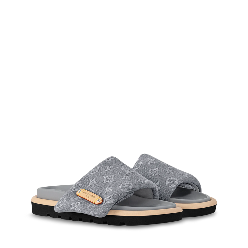 Louis Vuitton - Mule plate confort Pool Pillow Gris