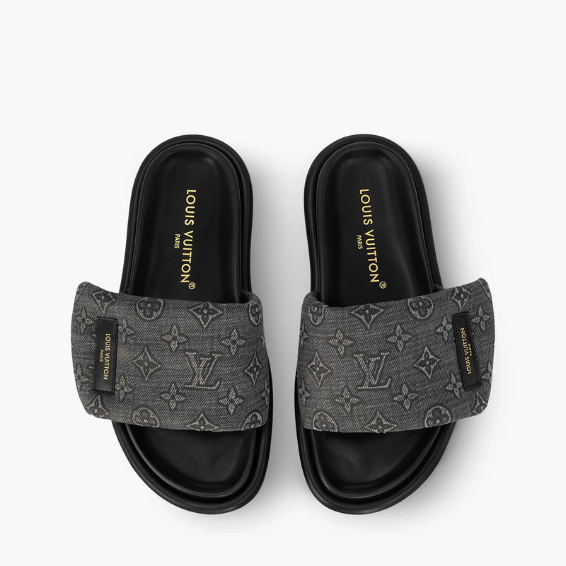 Louis Vuitton - Mule plate confort Pool Pillow Noir
