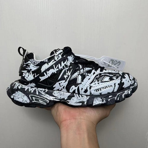 Balenciaga Track Graffiti Noir