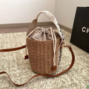Chloé - Small Woody basket in natural fibers