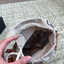 Chloé - Small Woody basket in natural fibers