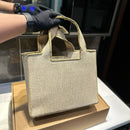 LOEWE - Font Tote Petit en raphia