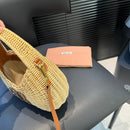 Miumiu - Wander wicker hobo bag