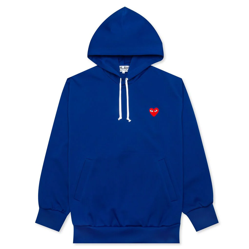 Comme Des Garçons - Pull CDG Bleu à Capuche