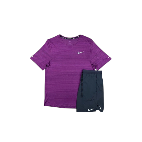 Nike - Ensemble Short T-Shirt Violet