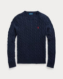 Ralph Lauren - Pull torsadé Bleu Marine