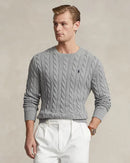 Ralph Lauren - Pull torsadé Gris