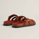 Hermes - Sandales Chypre Marron muscavado