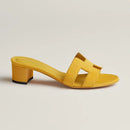 Hermès - Sandales Oasis Jaune Bouton D'or