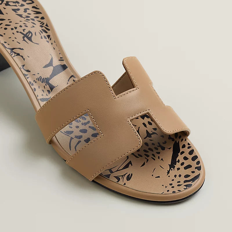 Hermès - Sandales Oasis Beige Argile