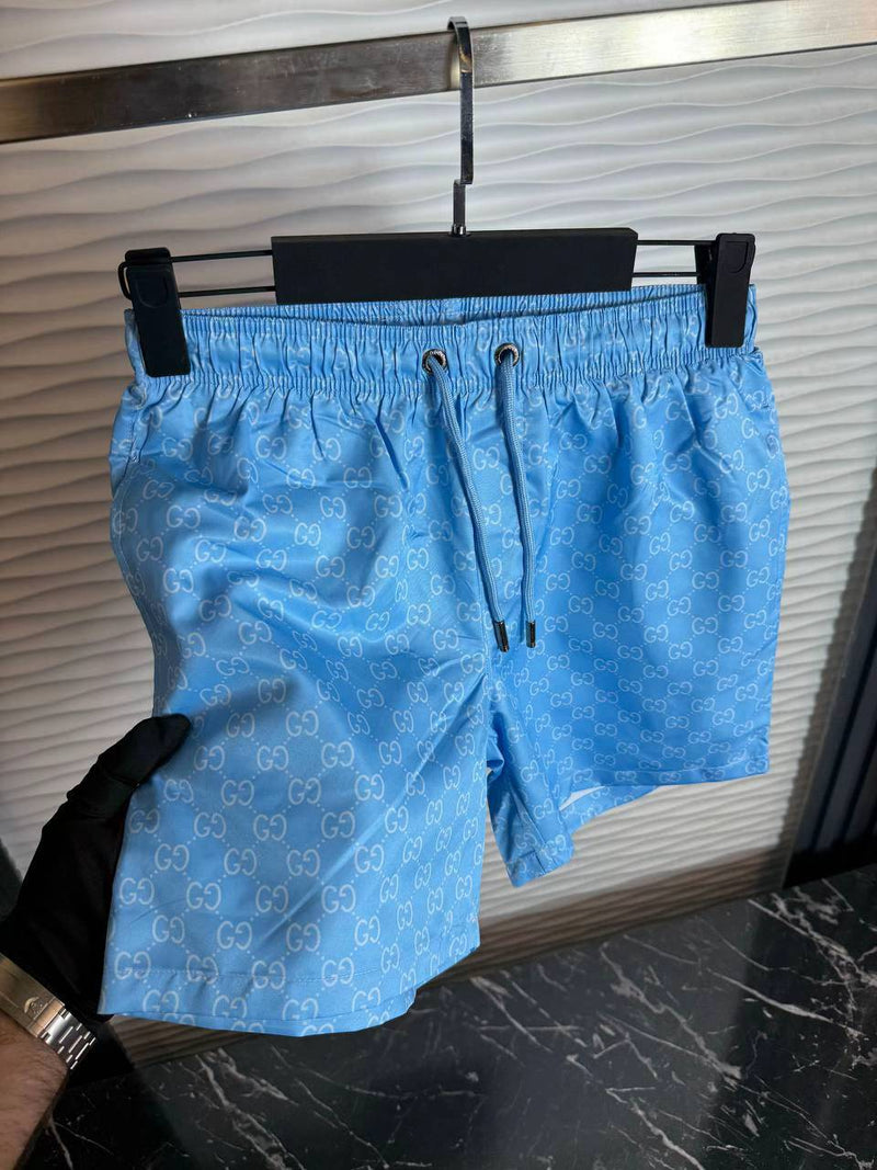 GUCCI - Short Motifs GG Bleu clair