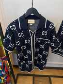 GUCCI - ENSEMBLE GG SHORT + CHEMISE Summer Vibe Bleu