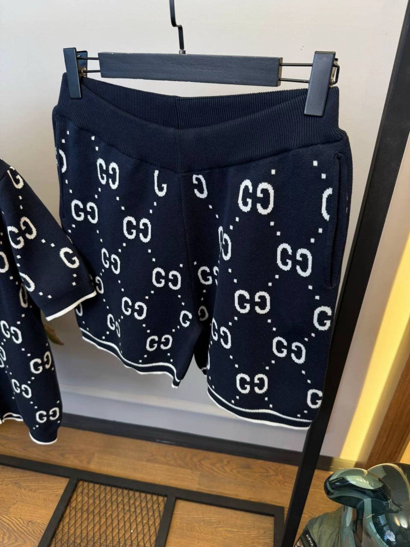 GUCCI - ENSEMBLE GG SHORT + CHEMISE Summer Vibe Bleu