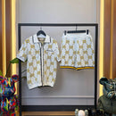 GUCCI - ENSEMBLE GG SHORT + CHEMISE Summer Vibe Jaune