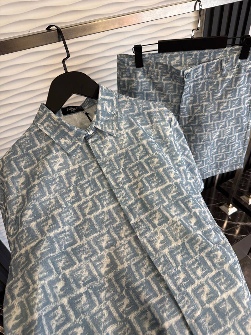 Fendi - ENSEMBLE Chemise + Short Bleu