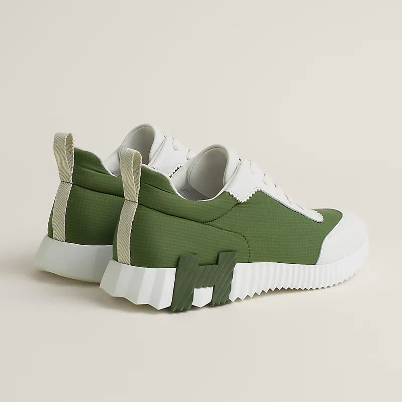 Sneakers Hermès matcha / blanc