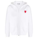 Comme Des Garçons - Gilet Blanc CDG double coeur