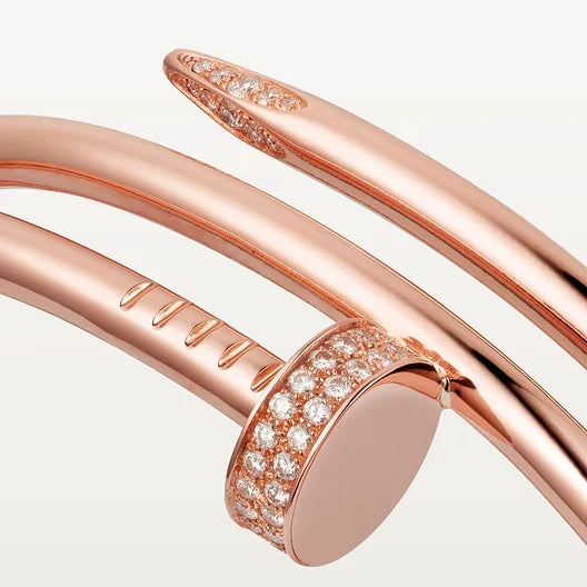 Cartier - Bracelet Juste un Clou, double, diamants Rose