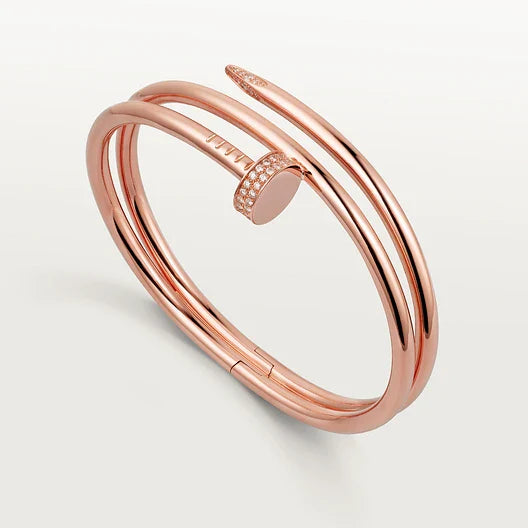 Cartier - Bracelet Juste un Clou, double, diamants Rose